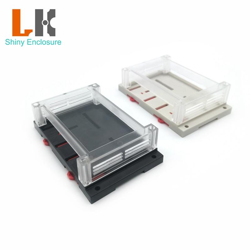 LK-PLC04 Transparent Top Cover PLC Din Rail Enclosure