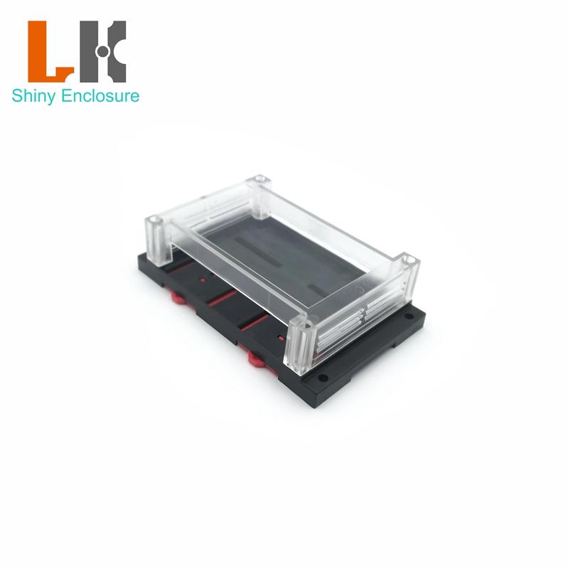 LK-PLC04 Transparent Top Cover PLC Din Rail Enclosure